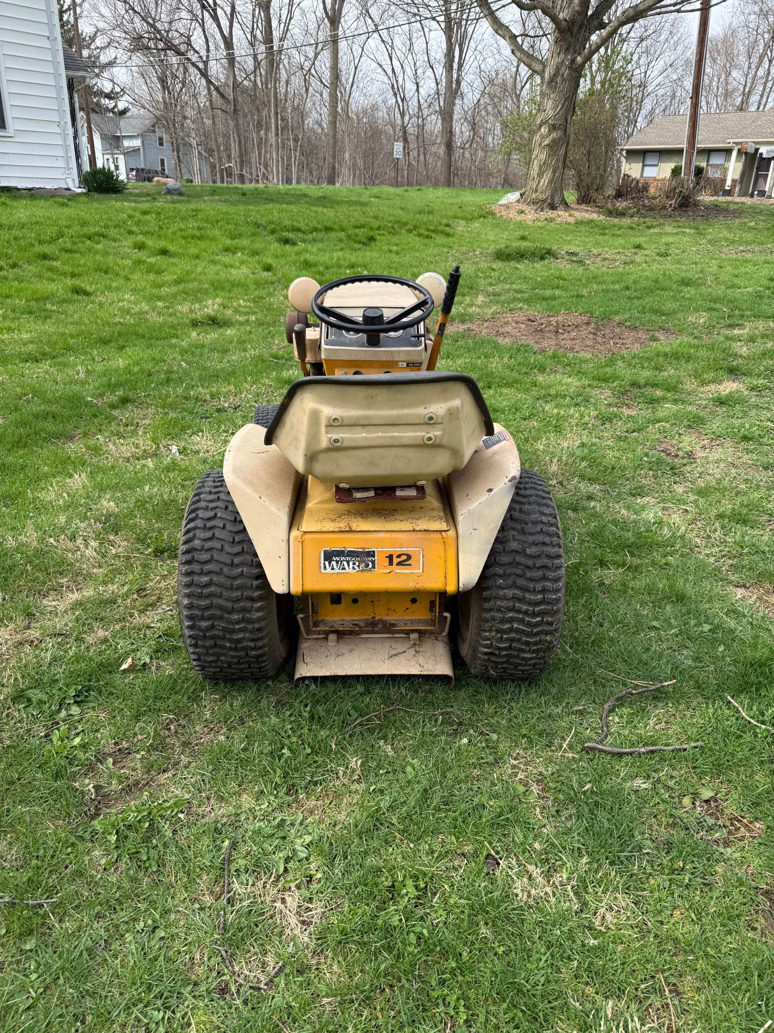 Vintage Montgomery Ward 12HP Riding Lawn Mower - Lawn Mowers - Roanoke ...