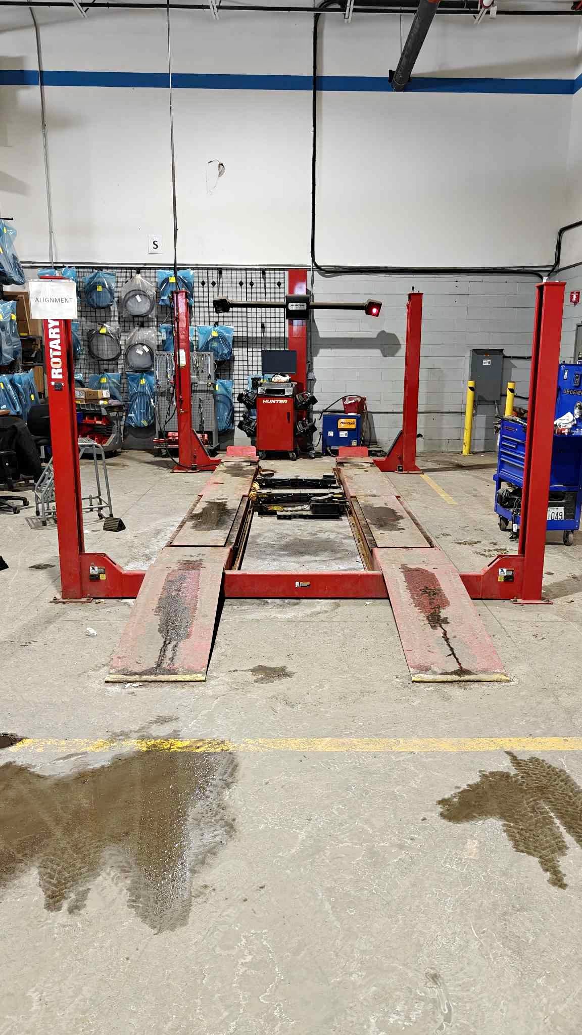 14000lb Rotary ARO Four Post Alignment Rack - Weight Lifting Machines ...