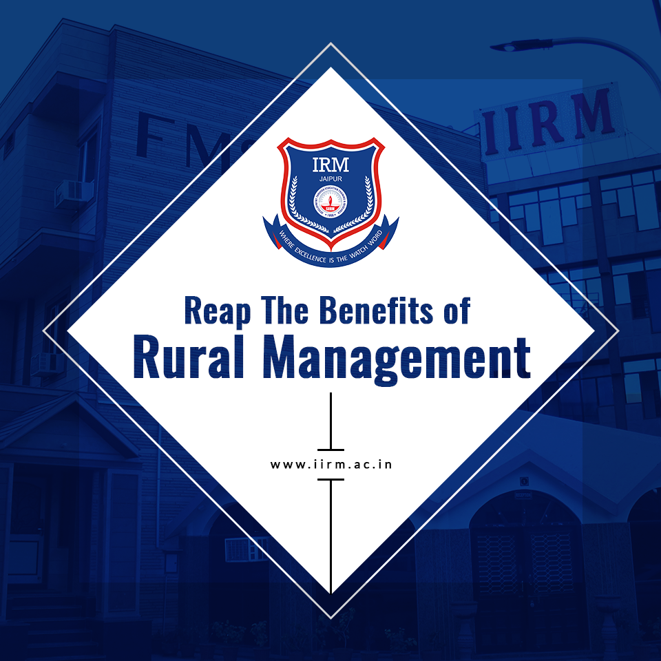 Institute of Rural Management, Jaipur - Over the last two decades ...