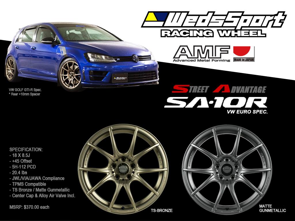 New WedsSport SA-10R 5x112 Euro Spec. Just arrived, in stock ready 