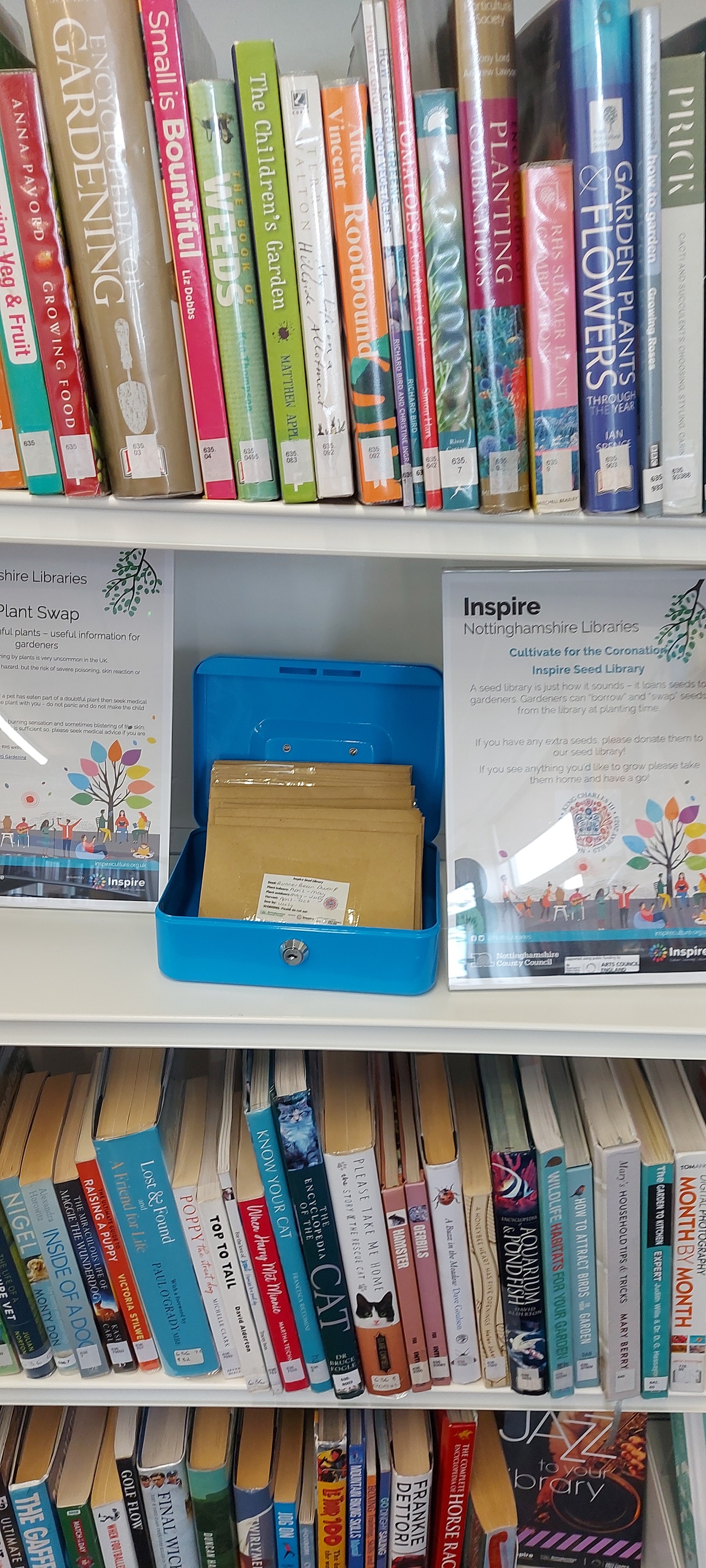 Our seed library is filling up!... - Inspire Ollerton Library