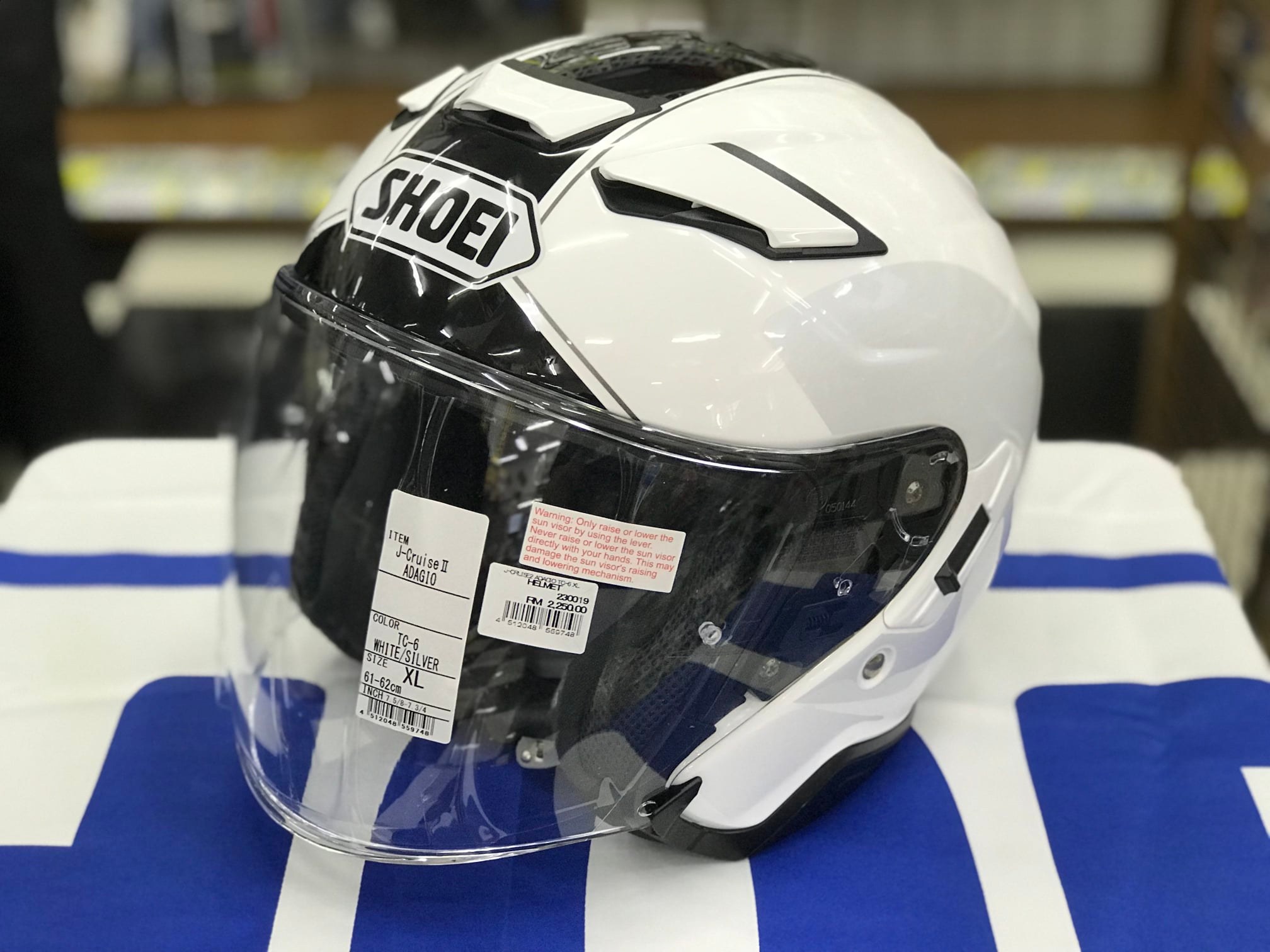 Shoei J Cruise Corso Made In Japan Size S 55/56 Rm1550 Free Pos