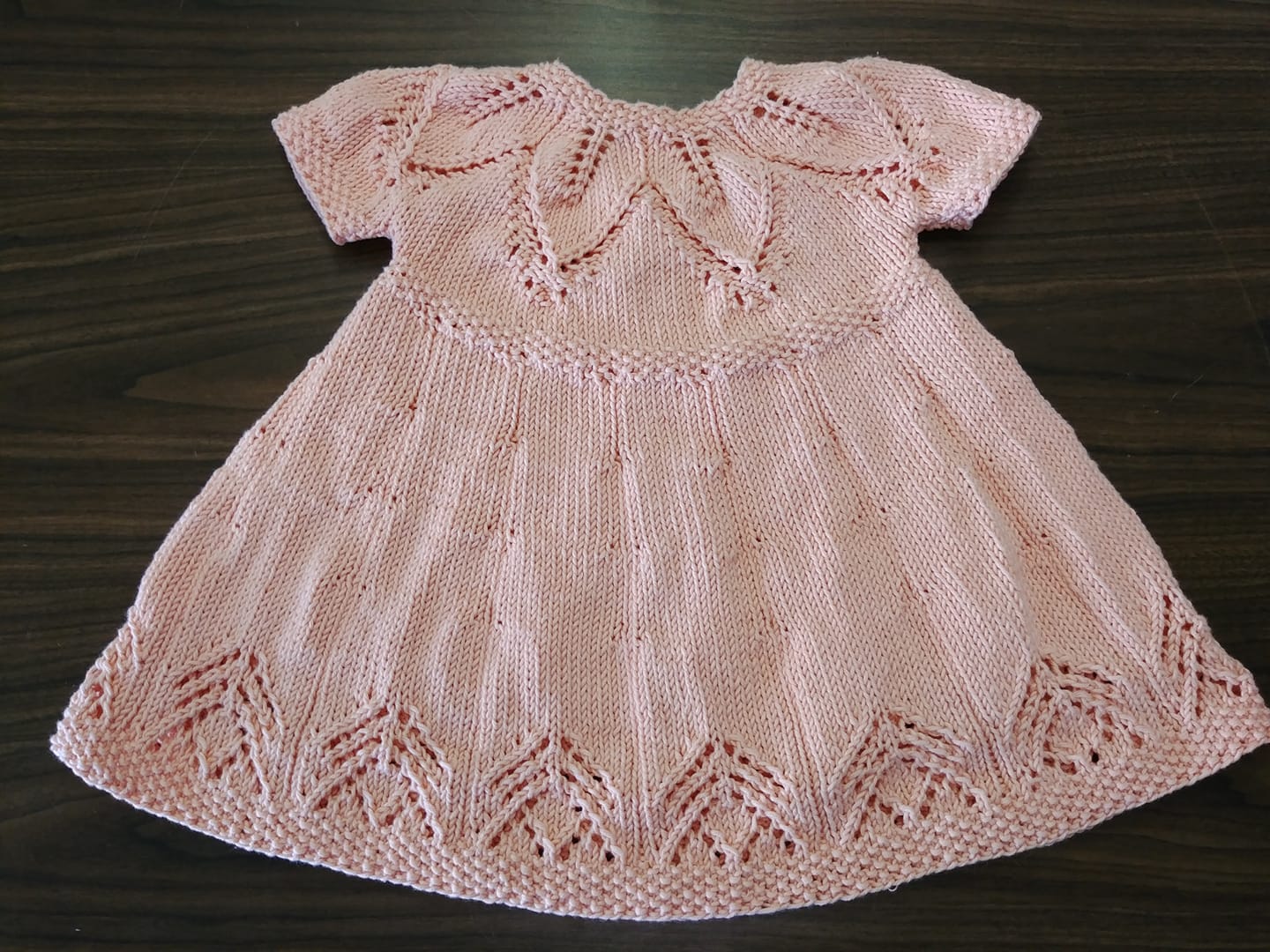 fairy leaves knit dress Leaf Lace Baby Free Knitting Pattern sexy short red dress