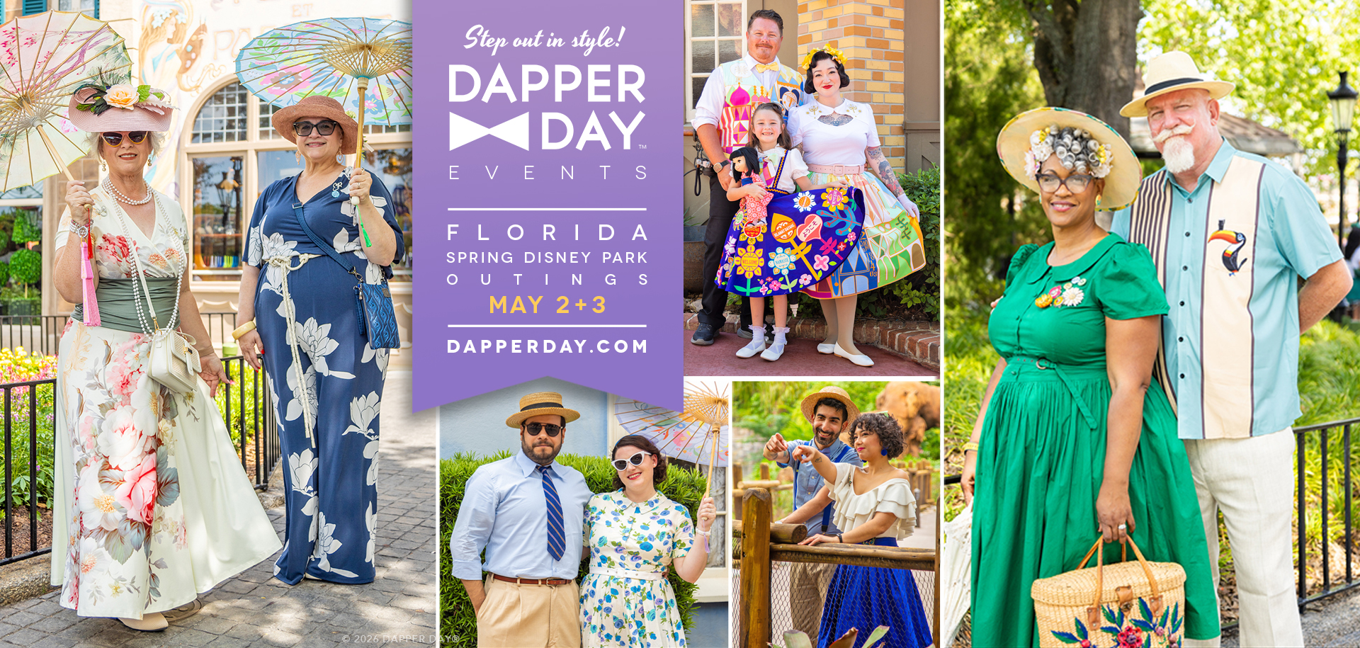 Dapper Day® Spring Outing to WDW FL 2026