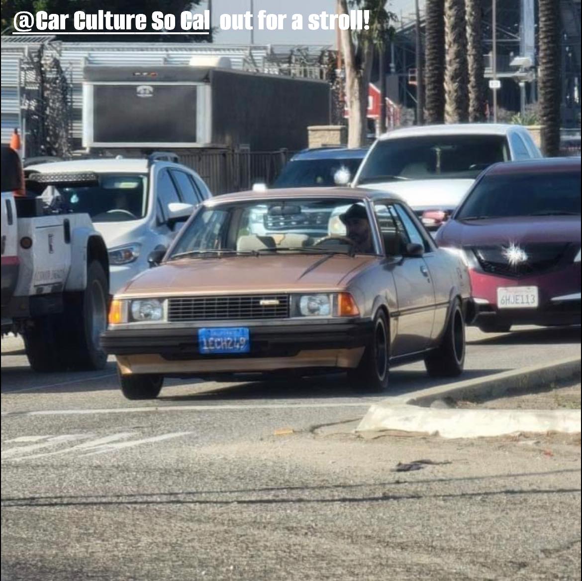 1982 Mazda 626 Capella @ Car Culture So Cal out outfor for a