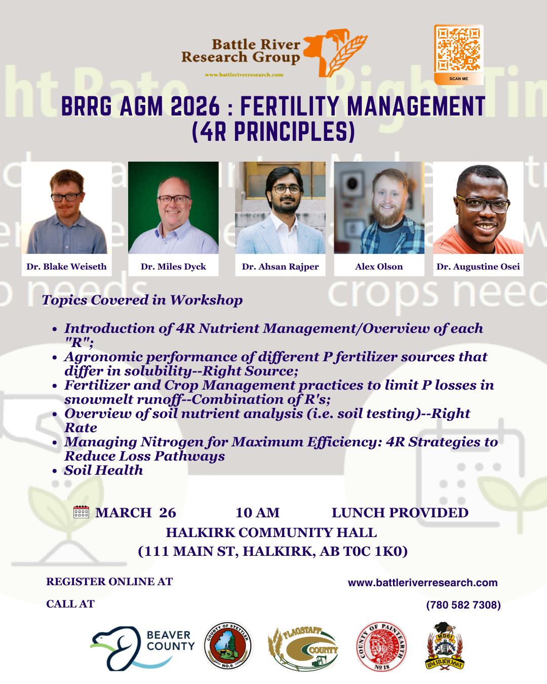 BRRG AGM 2026 : Fertility Management (4R Principles)