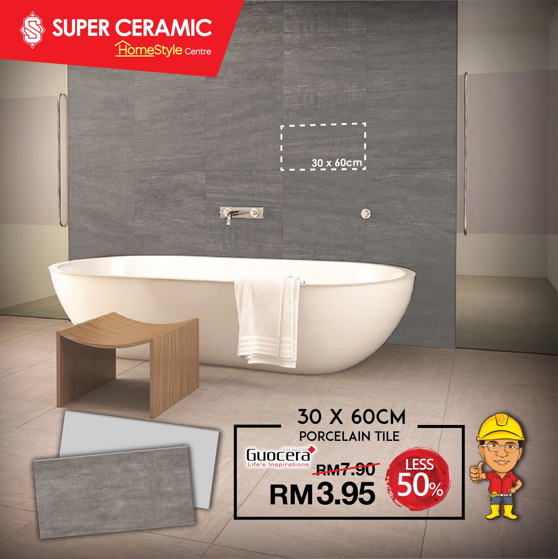 Love ❤ this bathroom? Selecting the right tile can easily enhance 