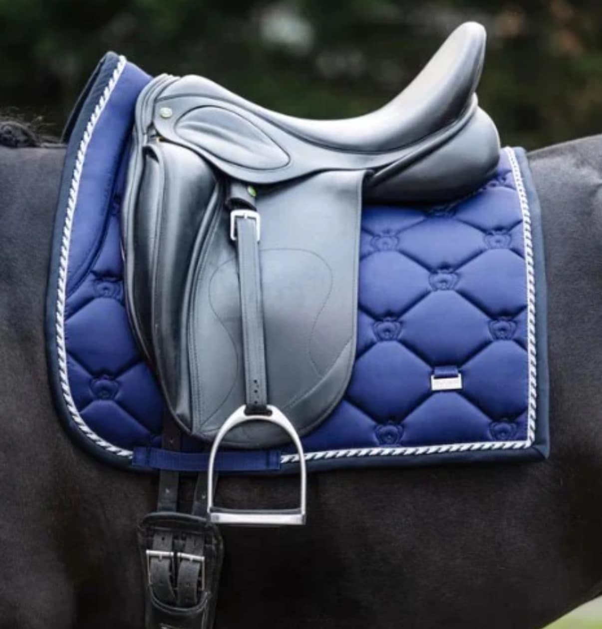 Ps of Sweden Royal Blue Full dressage with polos Option bonnet cob 