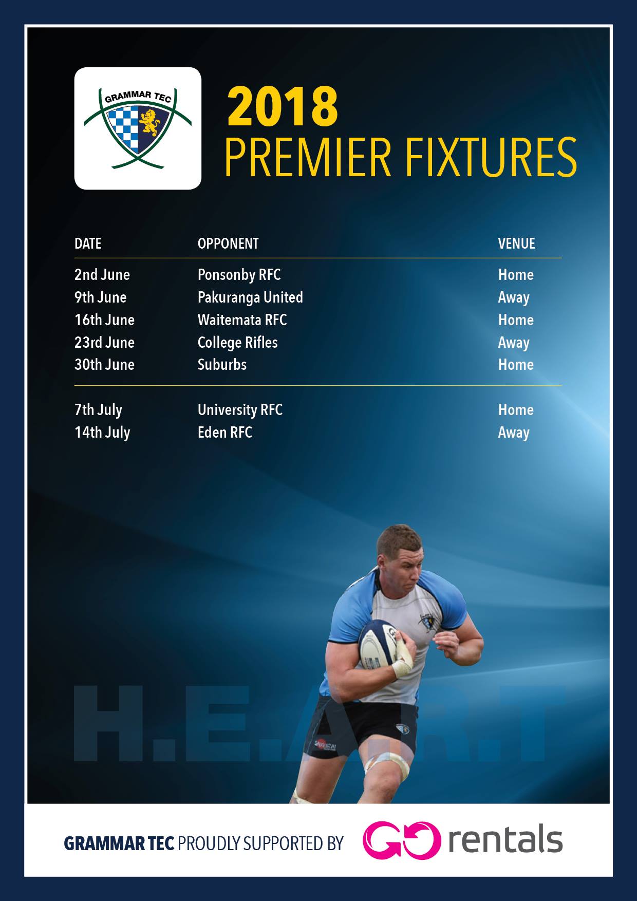 GTEC Premier fixture list... - Grammar TEC Rugby Club Inc. | Facebook