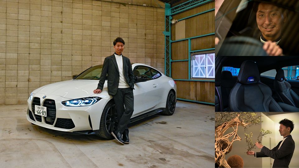 Kobe BMW - いけばな小原流家元・小原宏貴さんが、最高のドライビング・ダイナミクスを、日常の実用とレーストラッ...
