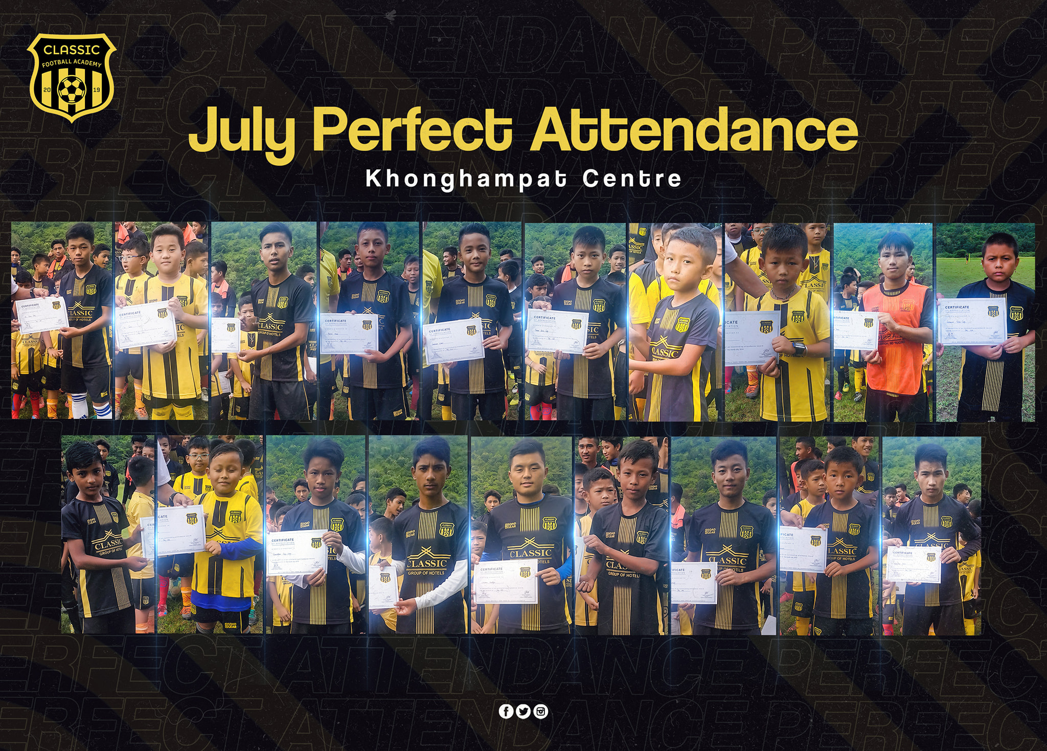 | PERFECT ATTENDANCE AWARD |... - Classic Football Academy | Facebook