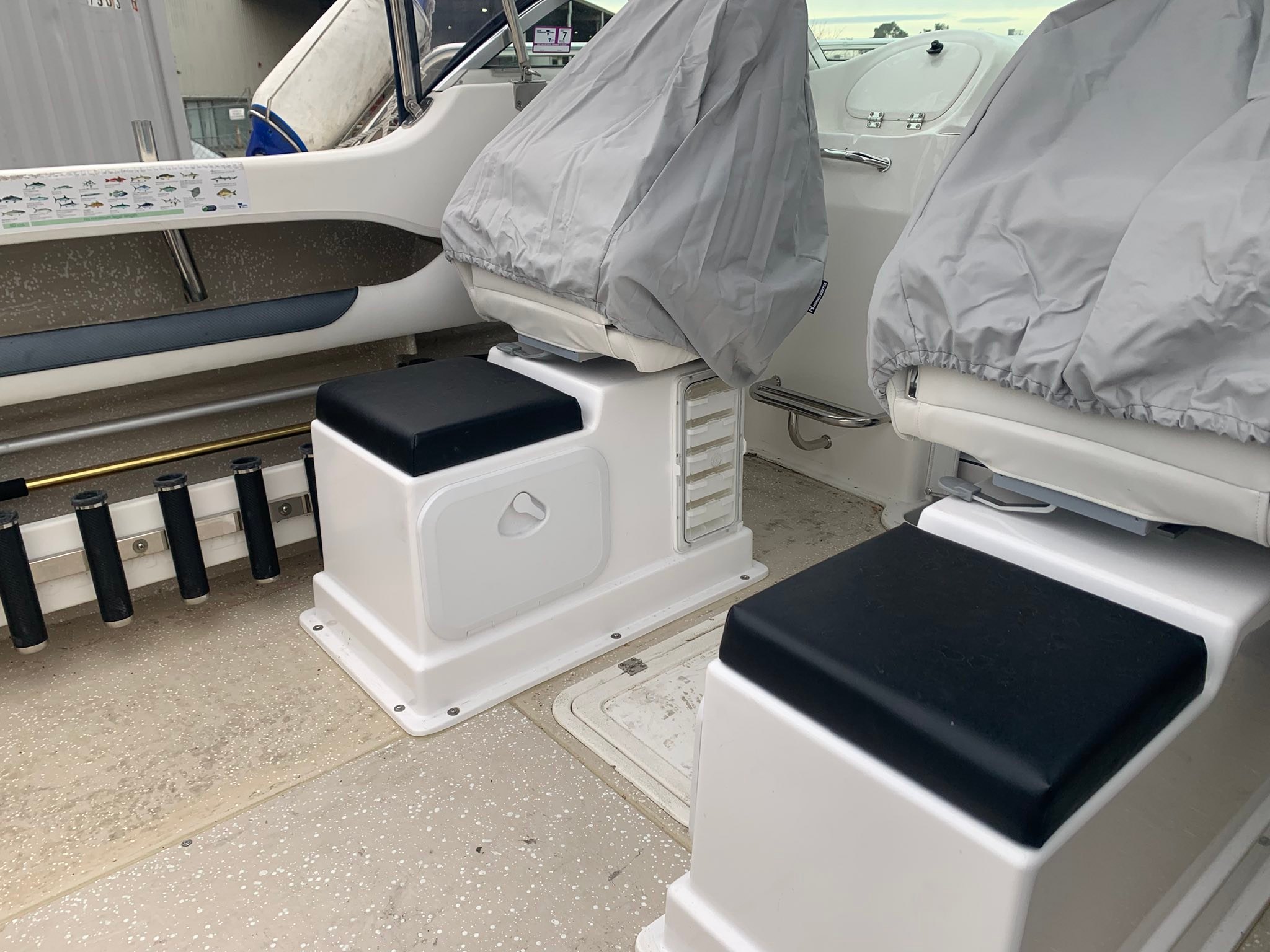 custom made fishing box seats Hinge Mount High Back With Seat a carry handle Float Tarts Custom Seatbox Seat
