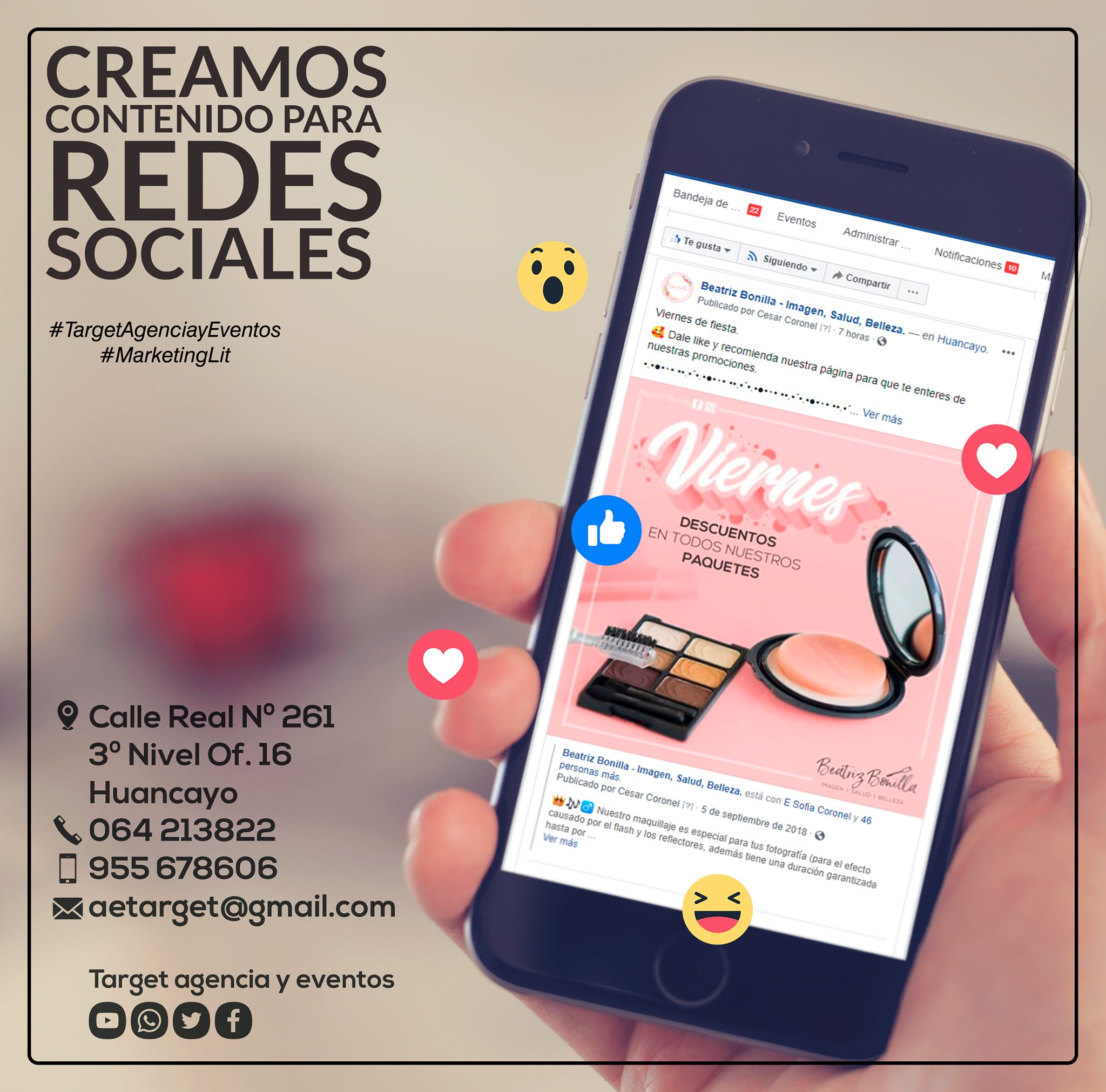 📲💻📈 Creamos contenidos de alto... - Target Agencia & Eventos