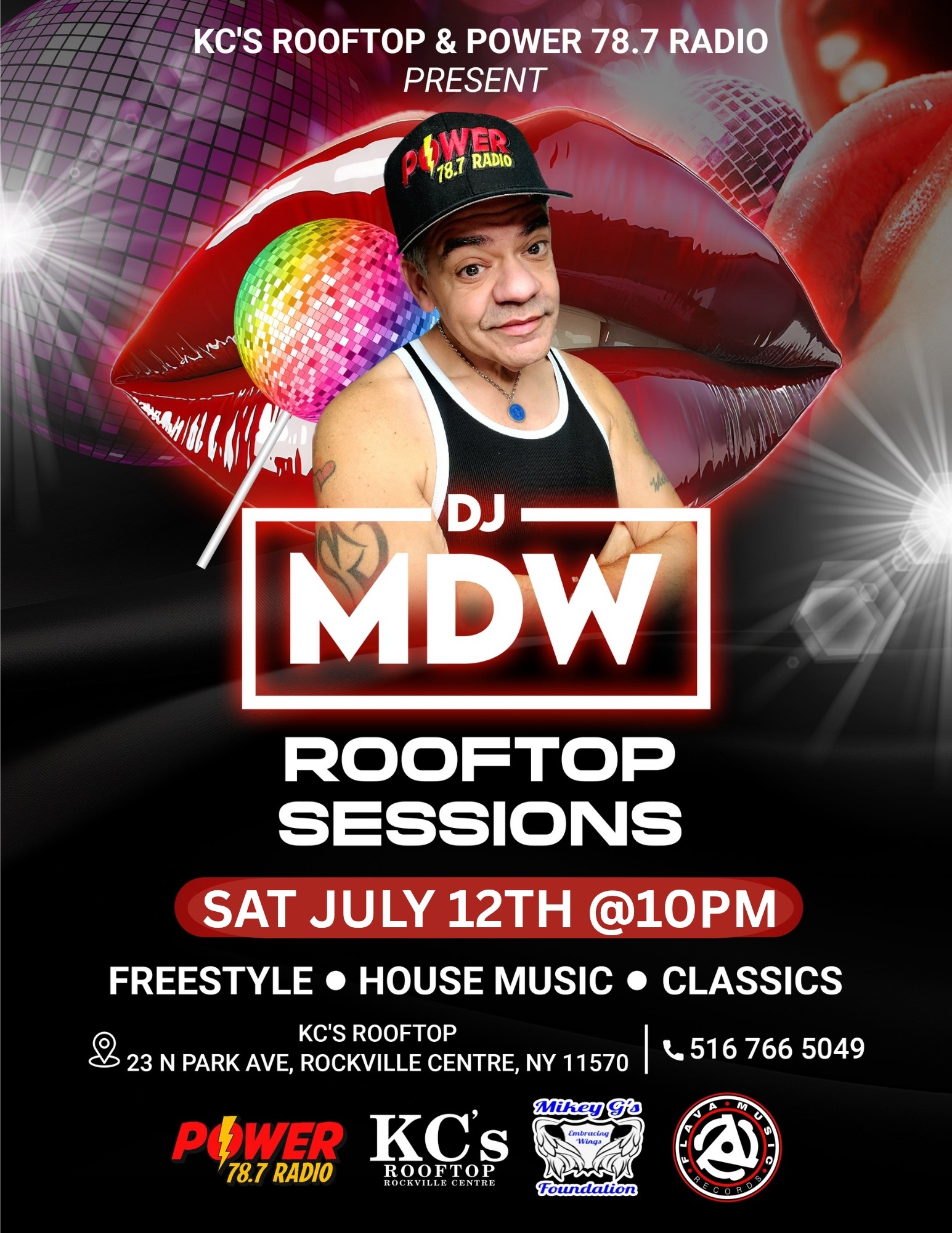 DJ MDW Rooftop Sessions @ KC's Rockville Centre