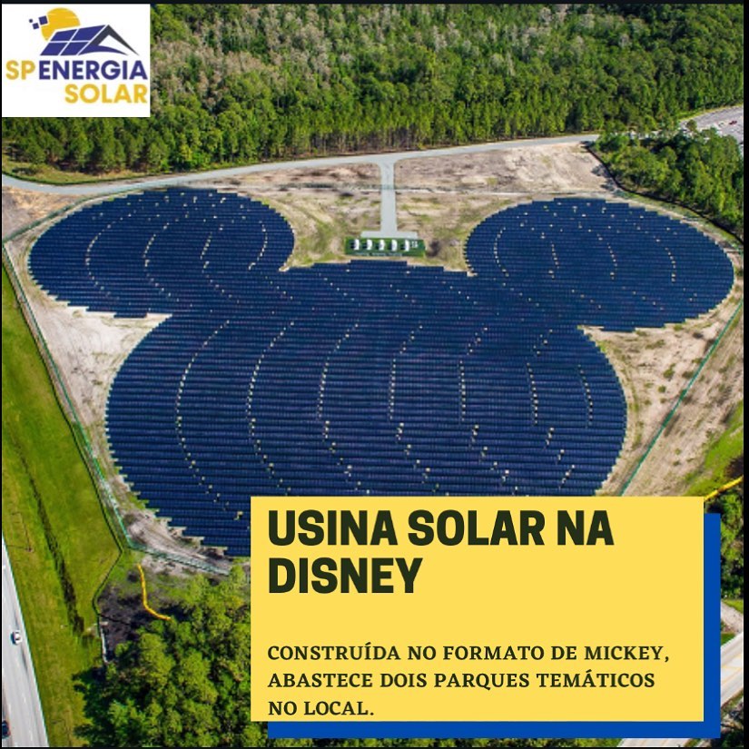 Você sabia que na Disney foi construída... - SP Energia Solar | Facebook