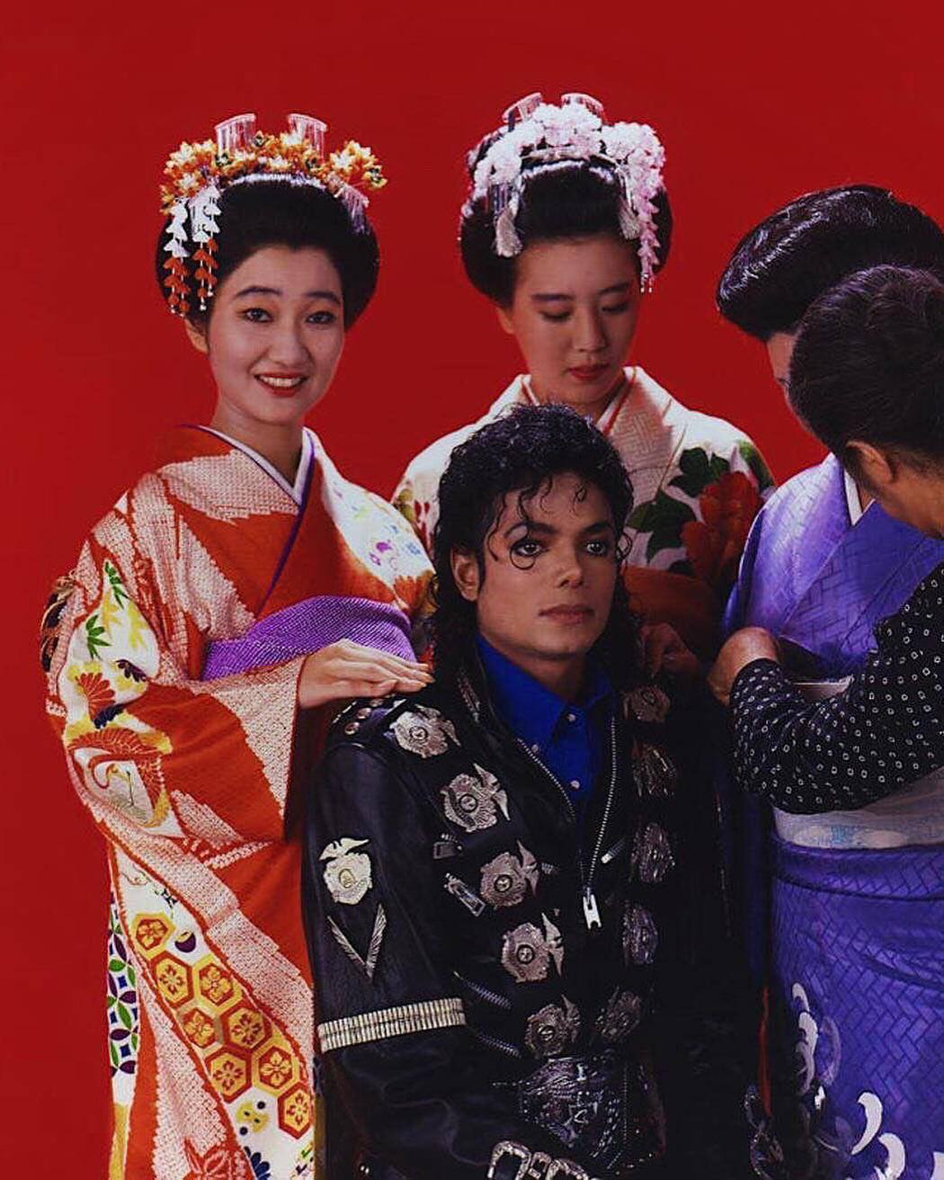 Photos of Michael's first trip to Japan in early May 1973, on tour