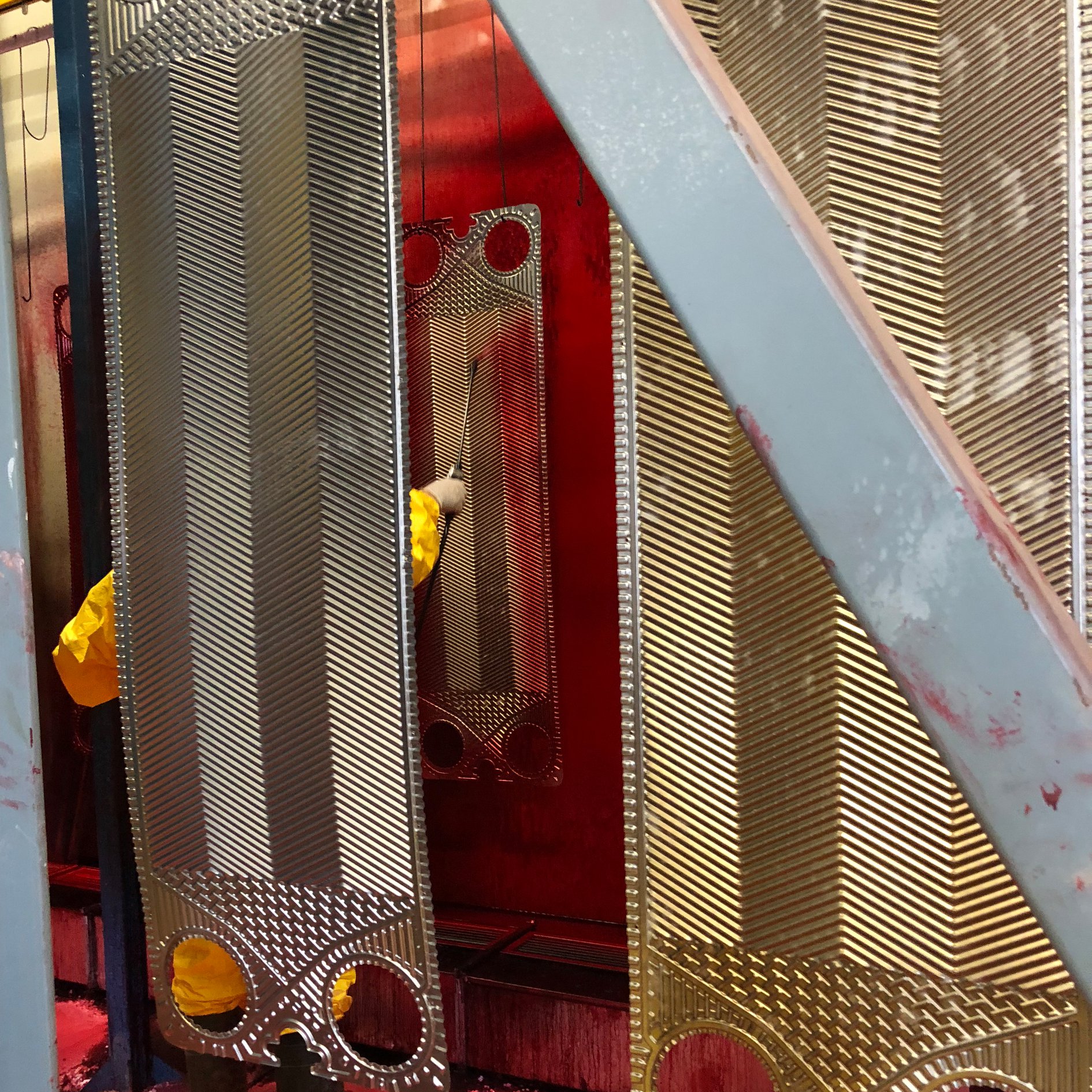 Kelvion - Looks like a slaughterhouse, but it's actually our dye ...