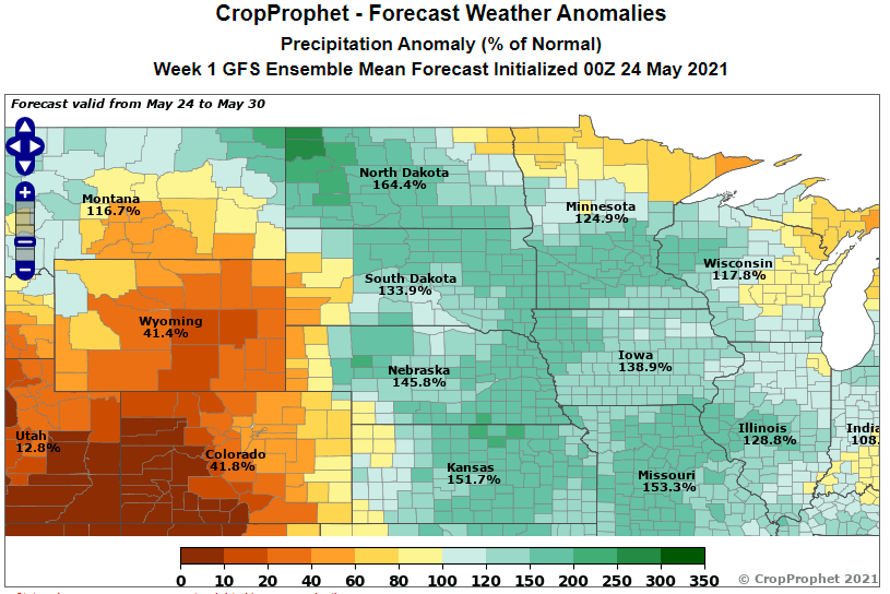 CropProphet - Quantifying the Impact of Weather on Grains