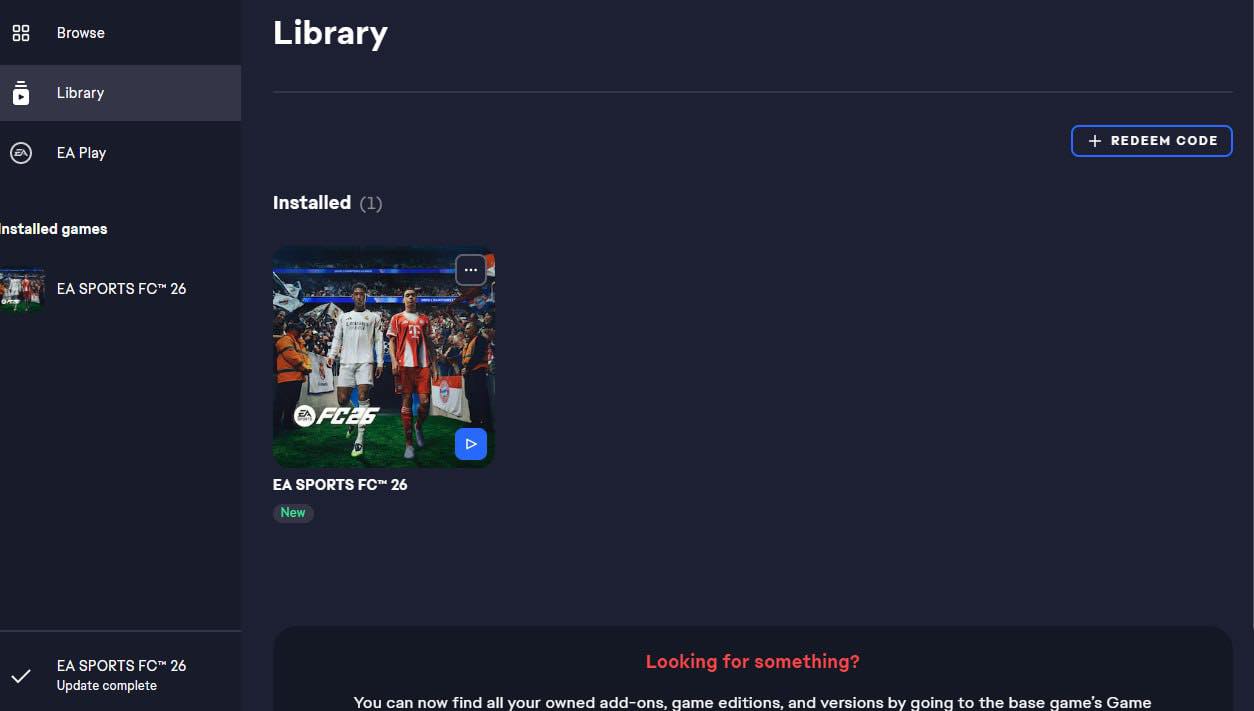 EA SPORT FC 26 INDONESIA | WTS EA App dan game fc26 | Facebook