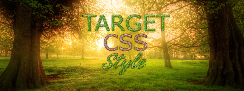 Target CSS Styles
