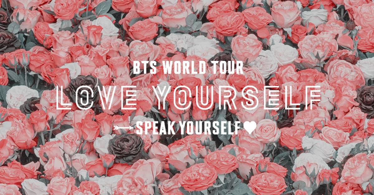 The announcement of BTS' WORLD TOUR 'LOVE YOURSELF: SPEAK YOURSELF