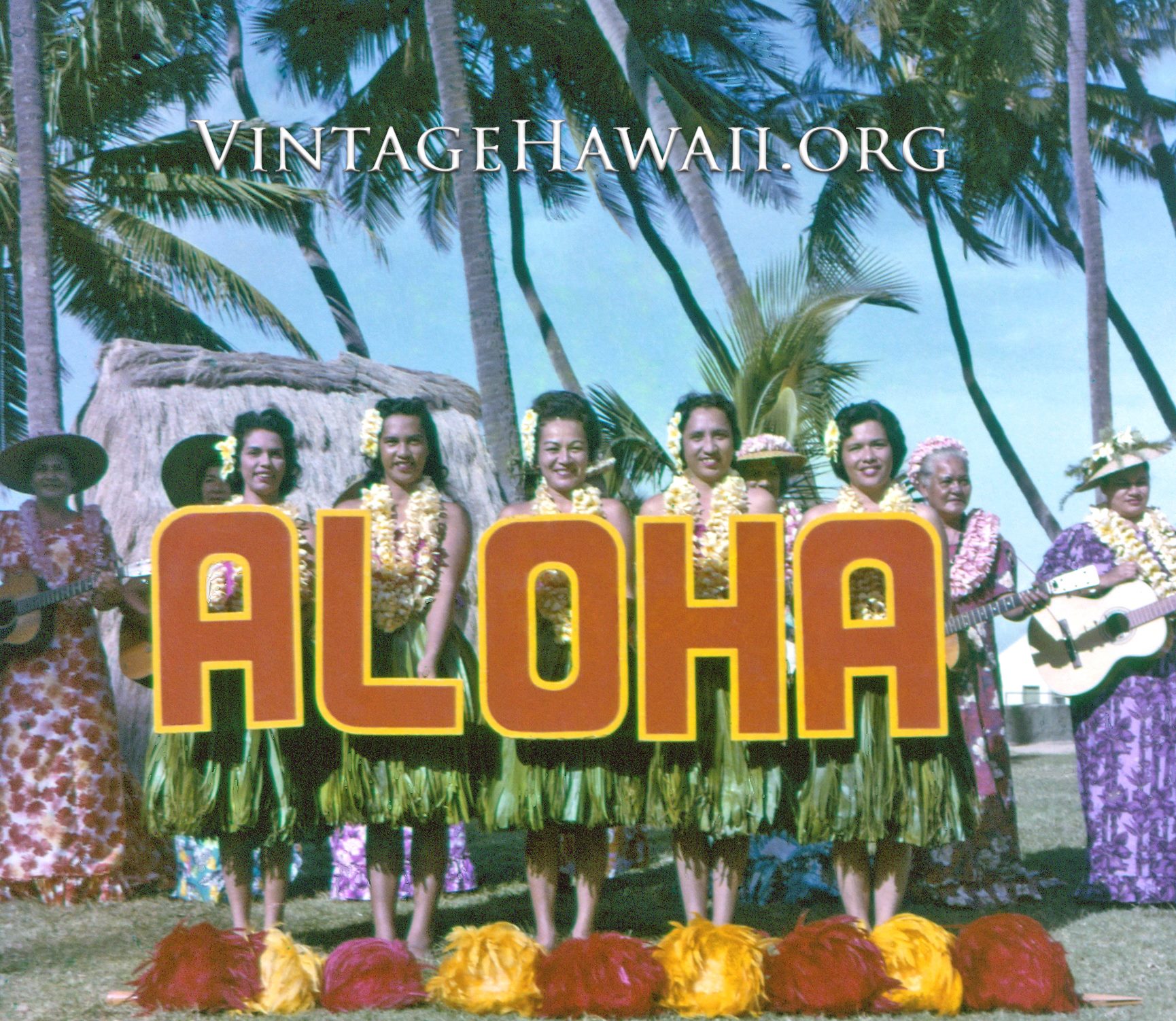 Vintage 1957: The iconic Kodak Hula Show, in Waikiki, Hawaii 