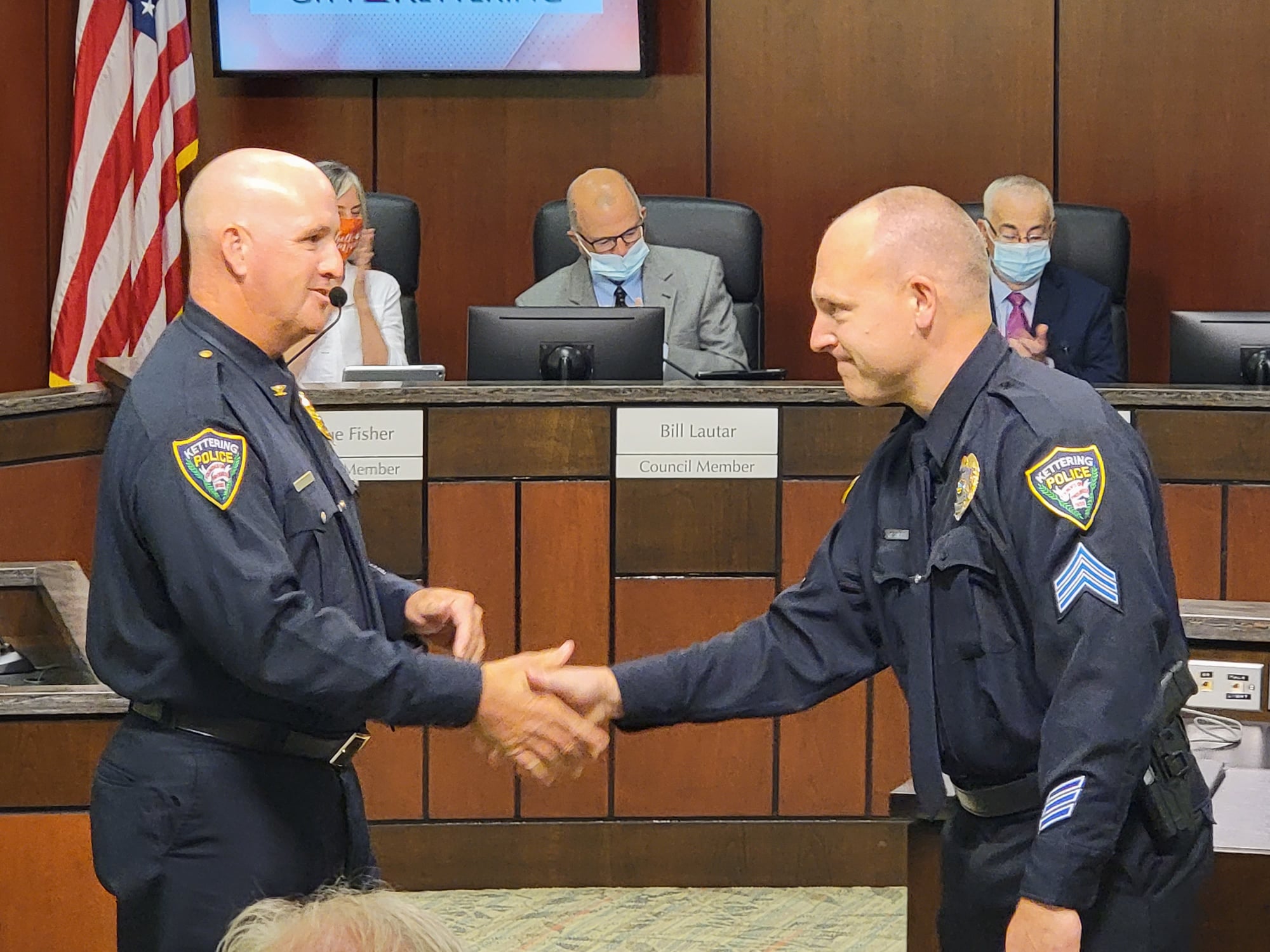 Kettering Police Department promotes Chris Sanford to sergeant