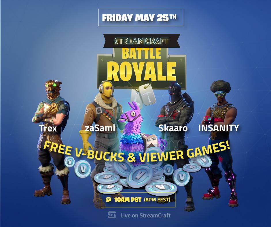Streamcraft Tomorrow At 10 Am Pst Check Out Our Epic Facebook - 