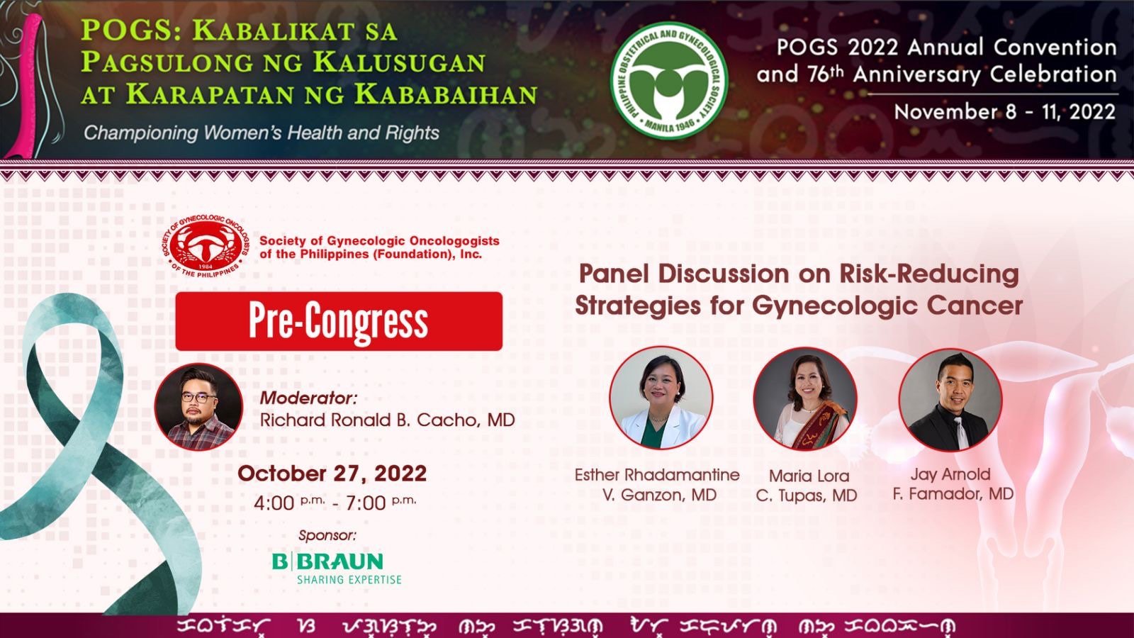 Reminding you of today's webinar. The Society of Gynecologic ...