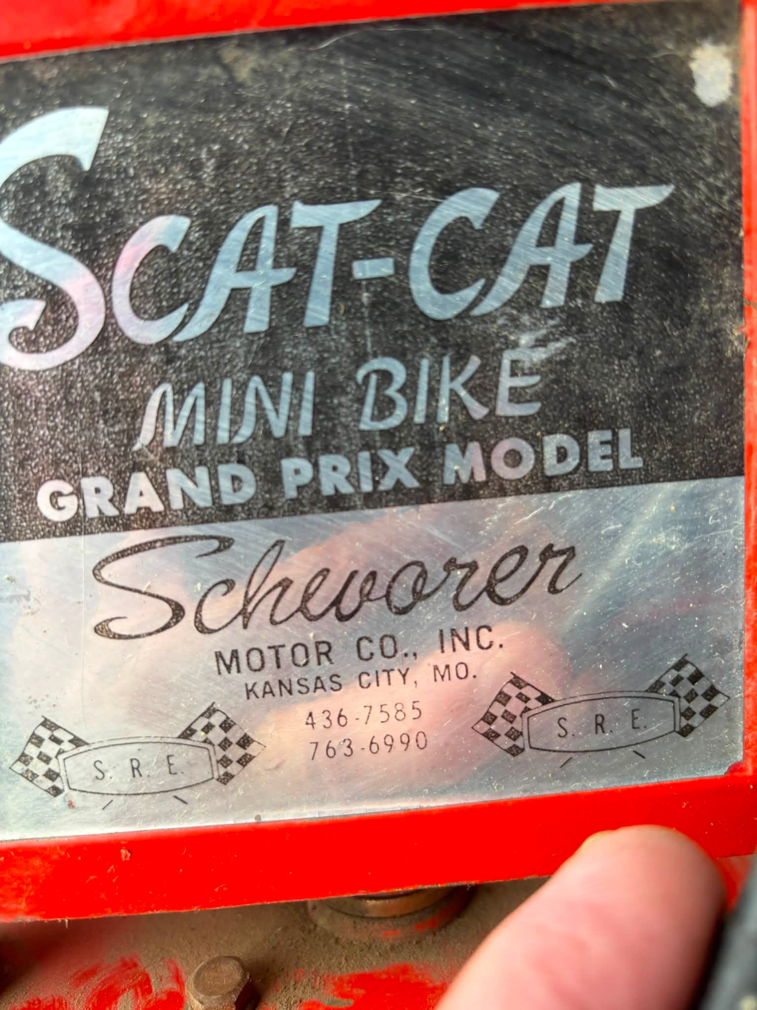 Identifying a vintage mini bike model and parts