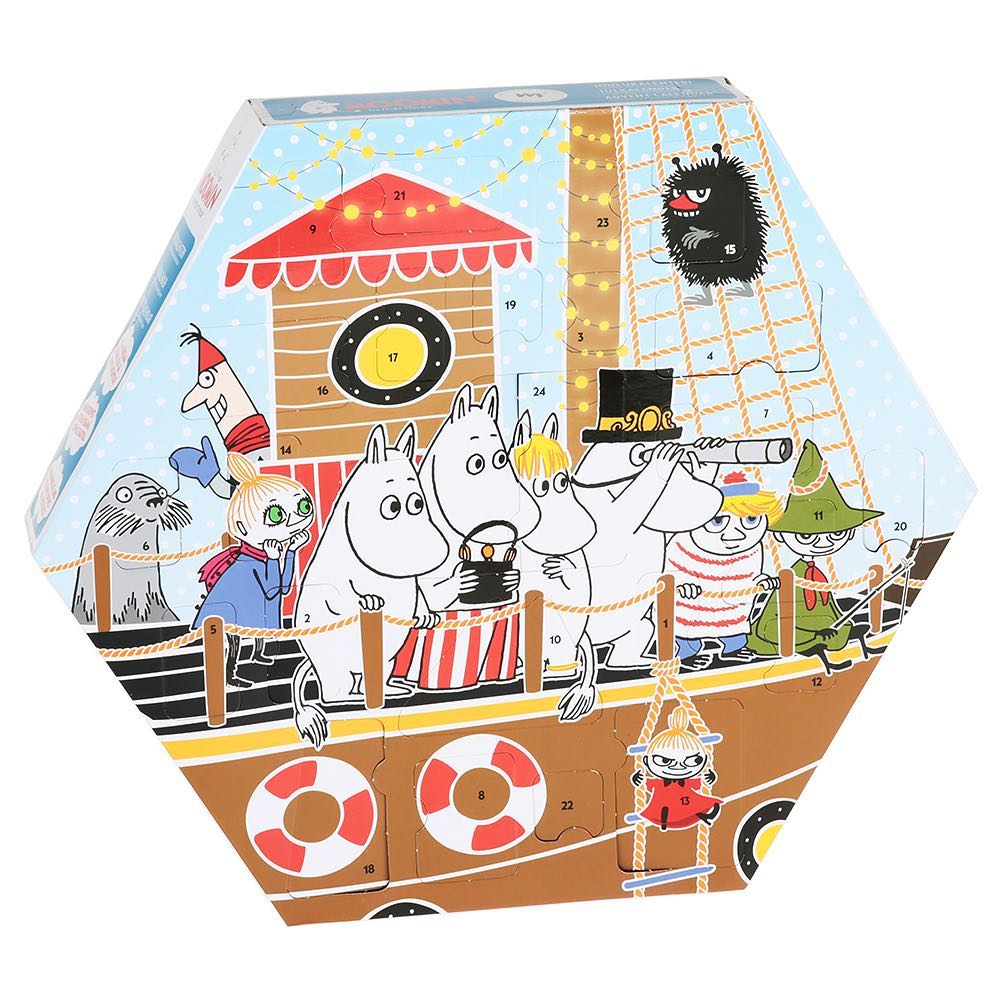 The Moomin Christmas Calendar 2018 by Martinex is available on