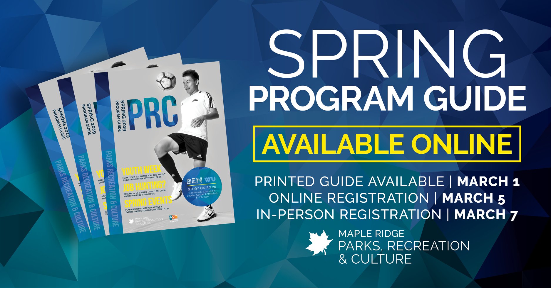 The Spring Program Guide is now... - City of Maple Ridge