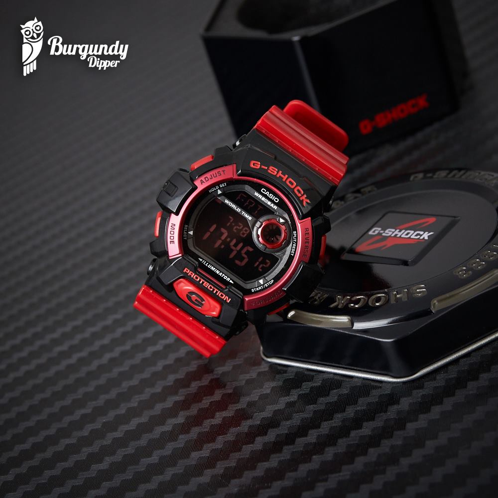 Burgundy Dipper - G-SHOCK : G-8900SC-1RDR ราคา 4,165.-...