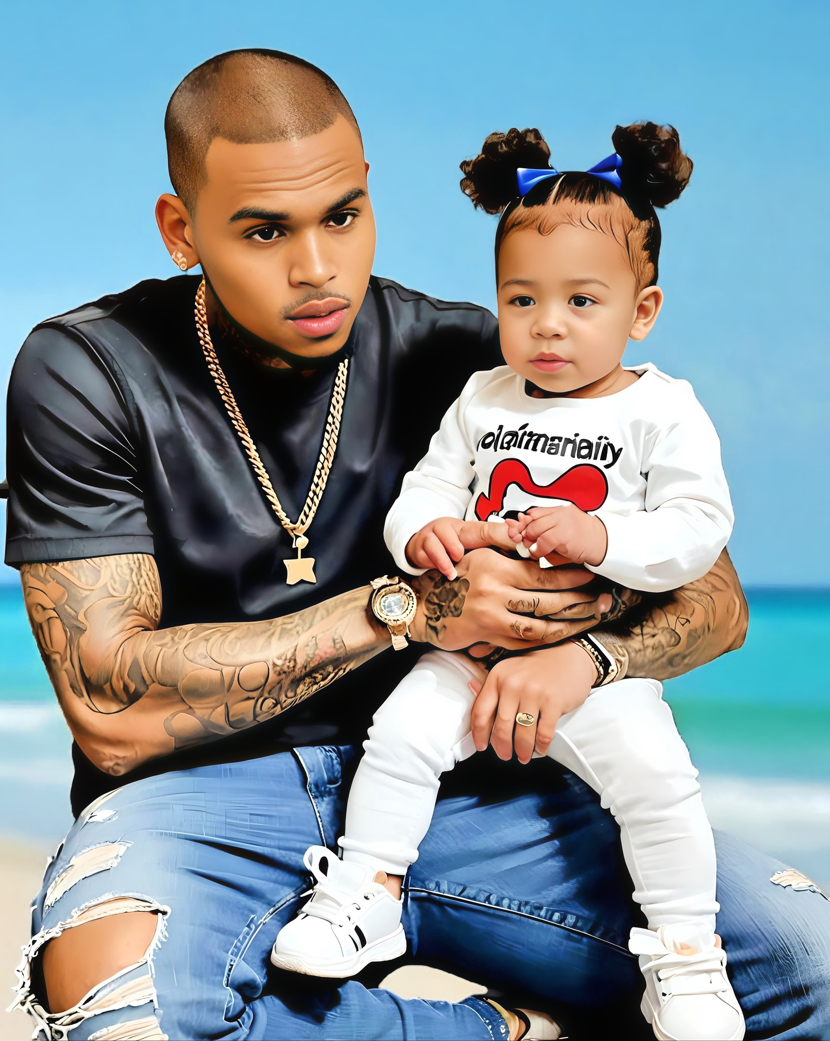 daddy breezy with youngest princess
