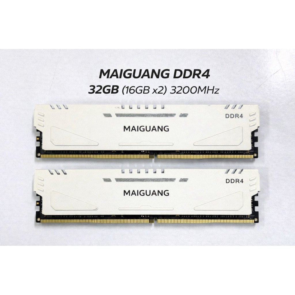แรม DDR4 32GB (16GBx2) 3200MHz Dual Channel Gaming | มีฮีตซิงค์ | เทส ...