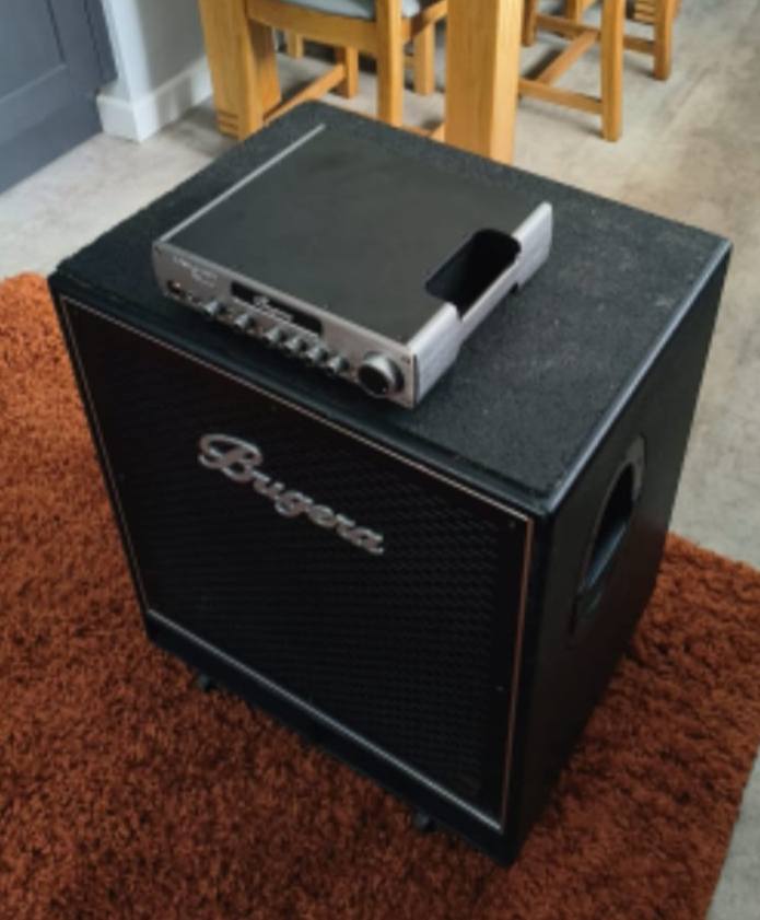 My new set up, Bugera head and Bugera 4 x 10 cabcan't wait to