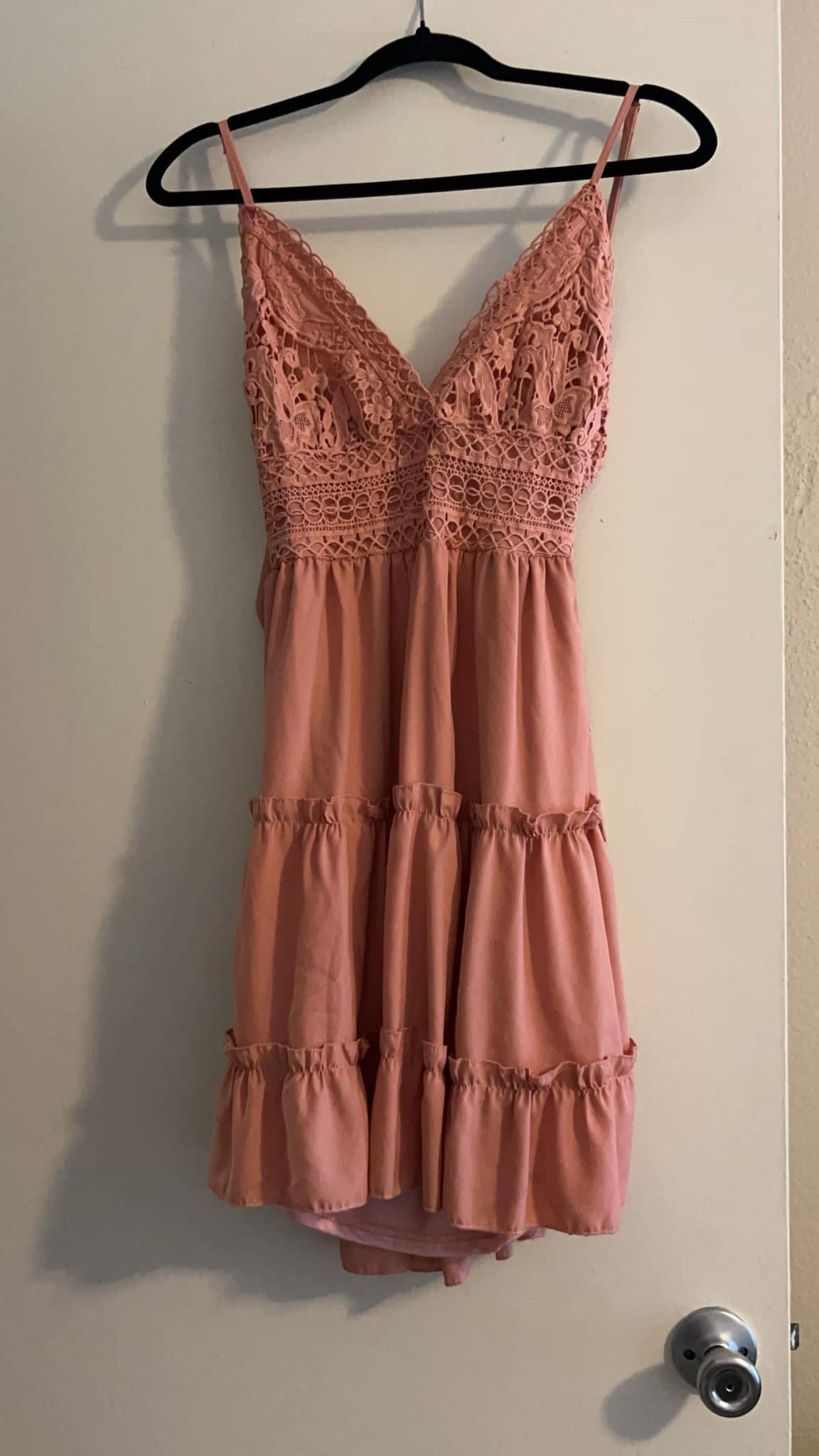 lace panel tiered seam cami dress CIDER Maxi for Women Trim Bohemian Holiday Vacation Square Neck Sleeveless Dress Green at Amazon Women's Clothing store Wearing a size small Camila Midi Dress M /