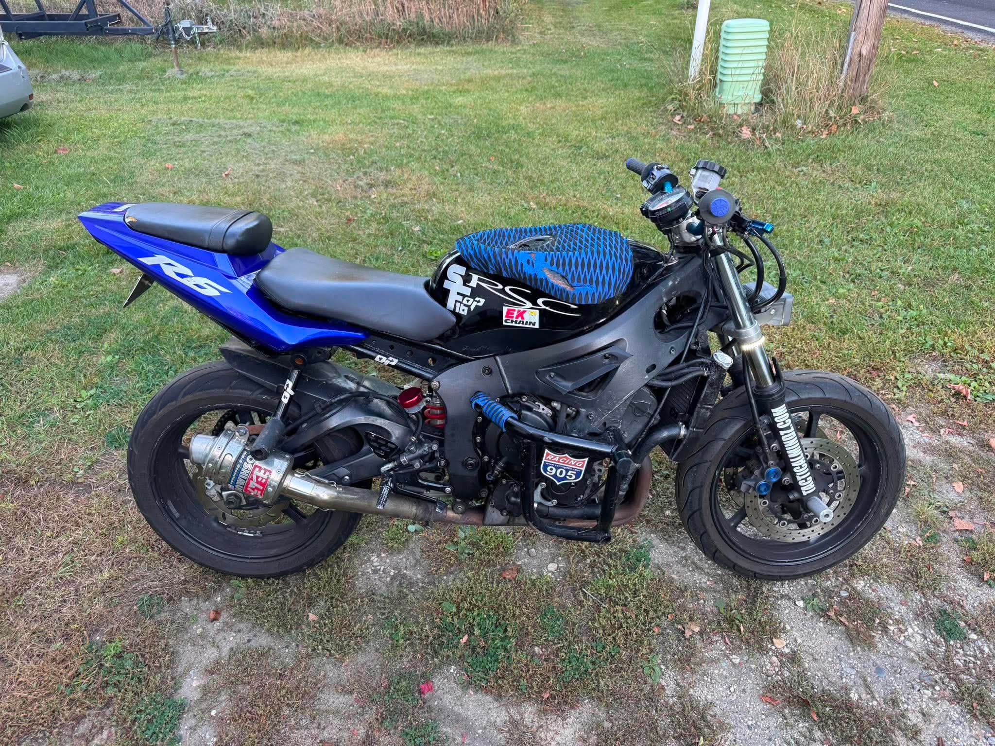 Yamaha R6 stunt bike engine cage for sale in West Michigan