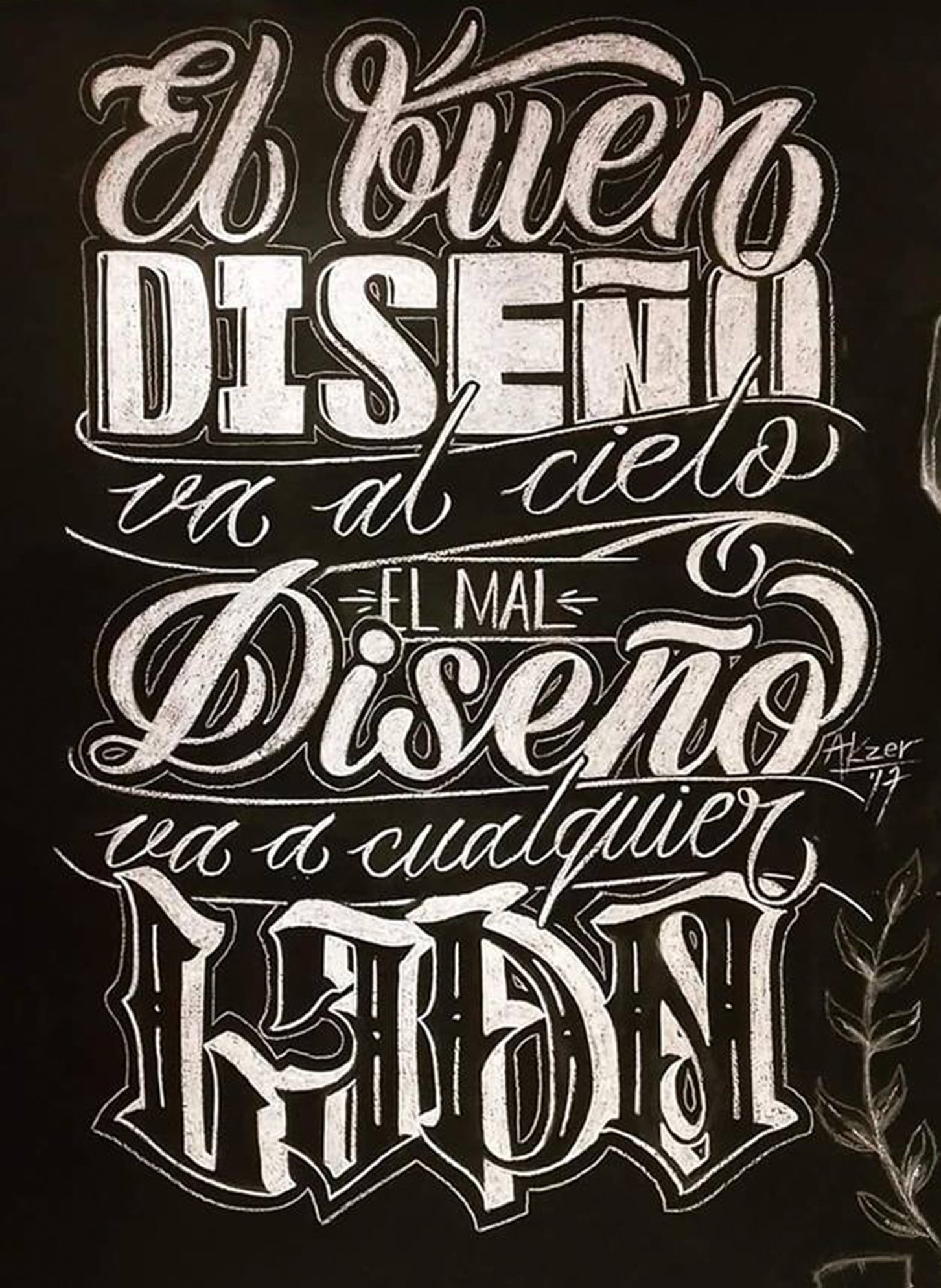 El Lettering es el diseño de letras.... - Jóvenes Ilustres