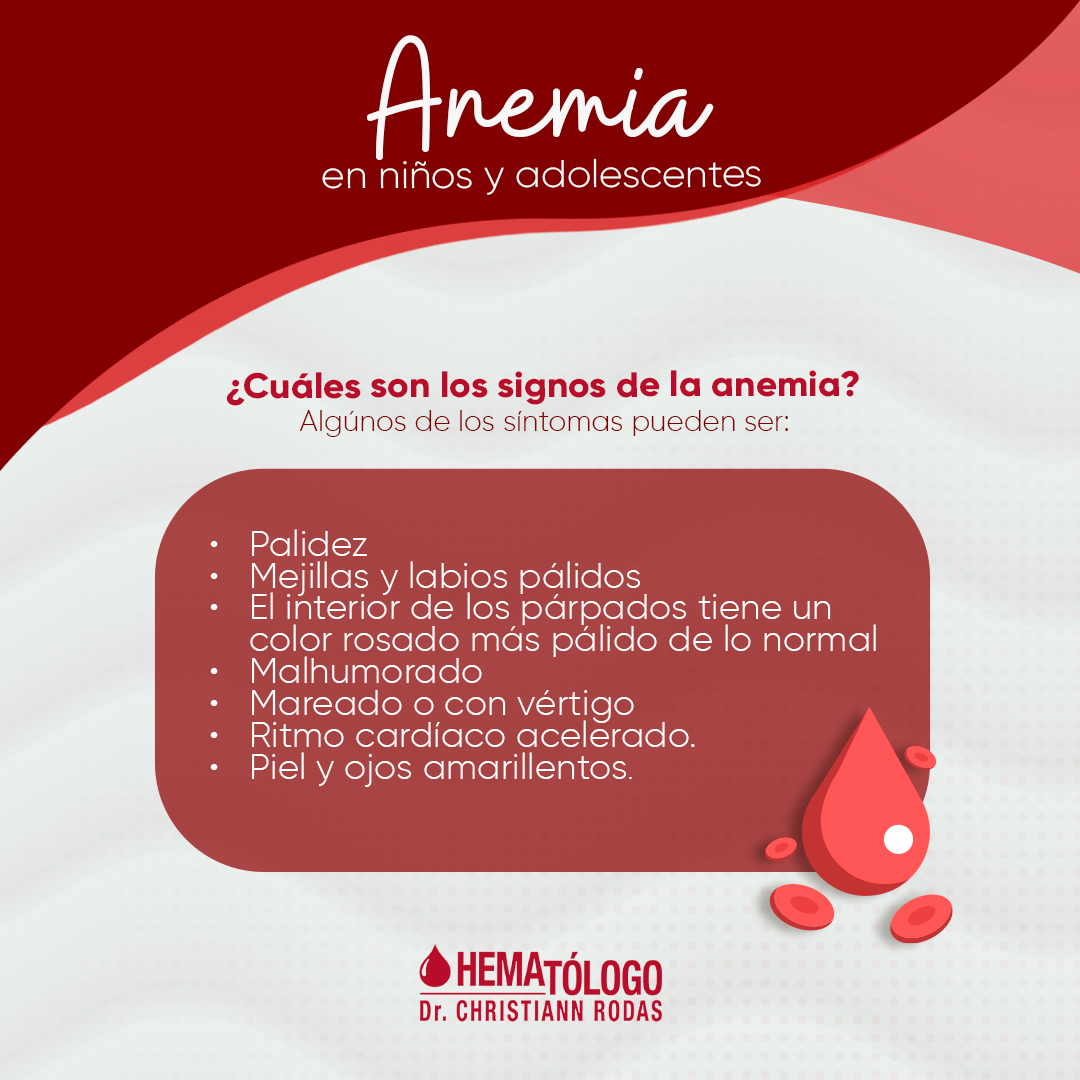 ¿Cuáles son los signos... - Hematólogo Dr. Christiann Rodas | Facebook