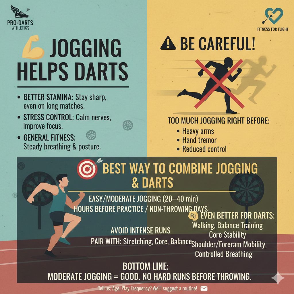 Von Erville - To all darters who also jog regularly, this routine has ...