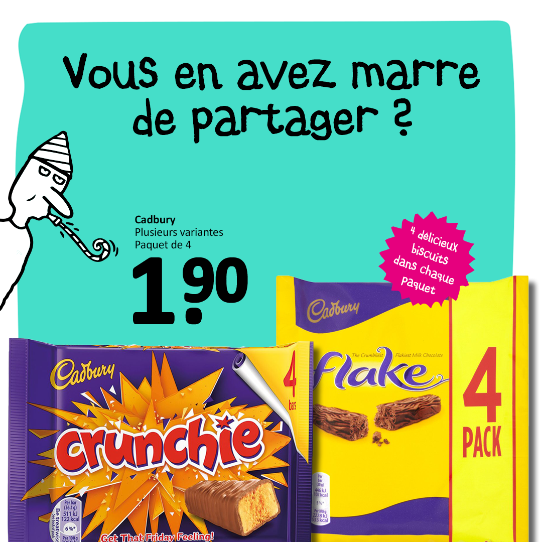 Normal - Les produits de la marque Cadbury sont de retour en magasin 😋 ...