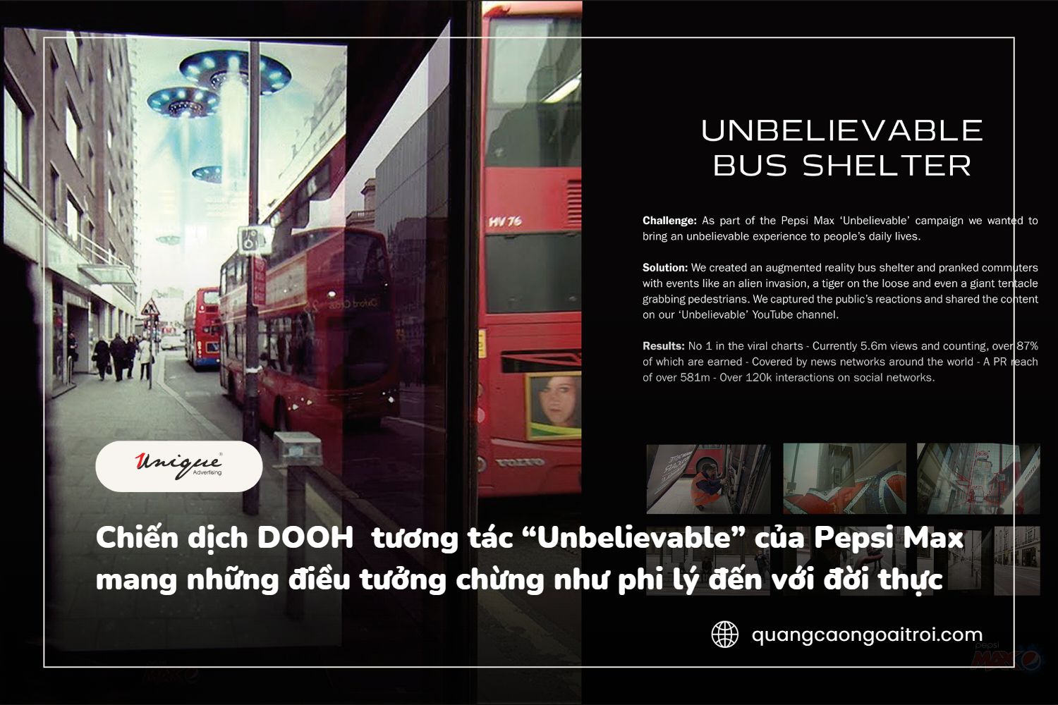 CHIẾN DỊCH DOOH “UNBELIEVABLE” CỦA... - Bus Media Vietnam