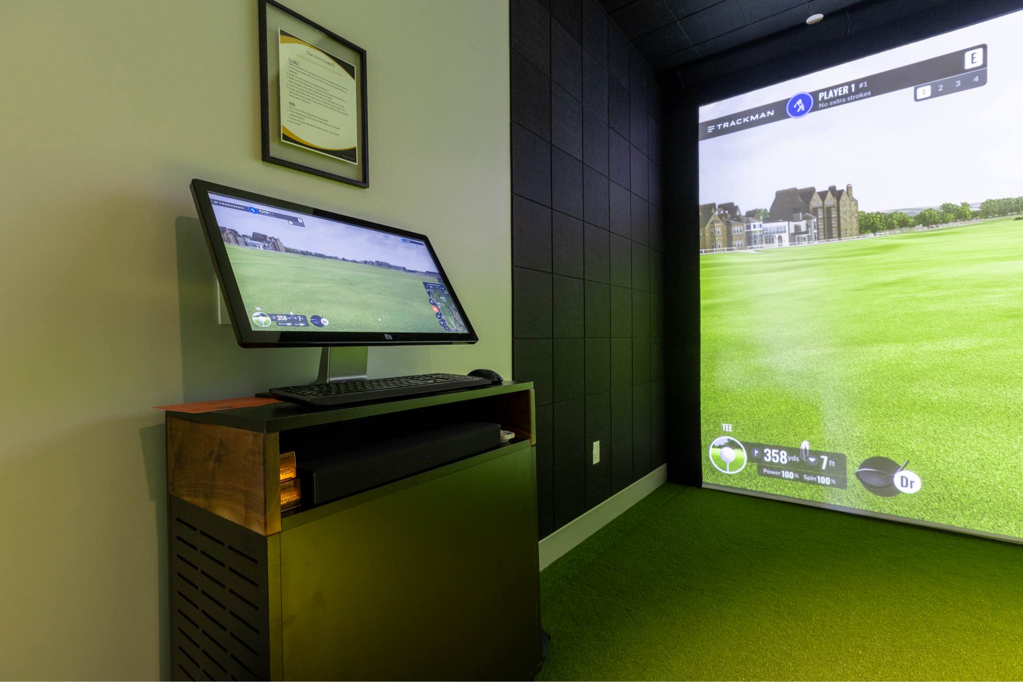 TrackMan Golf Simulator System - Projectors - Fresno, California ...