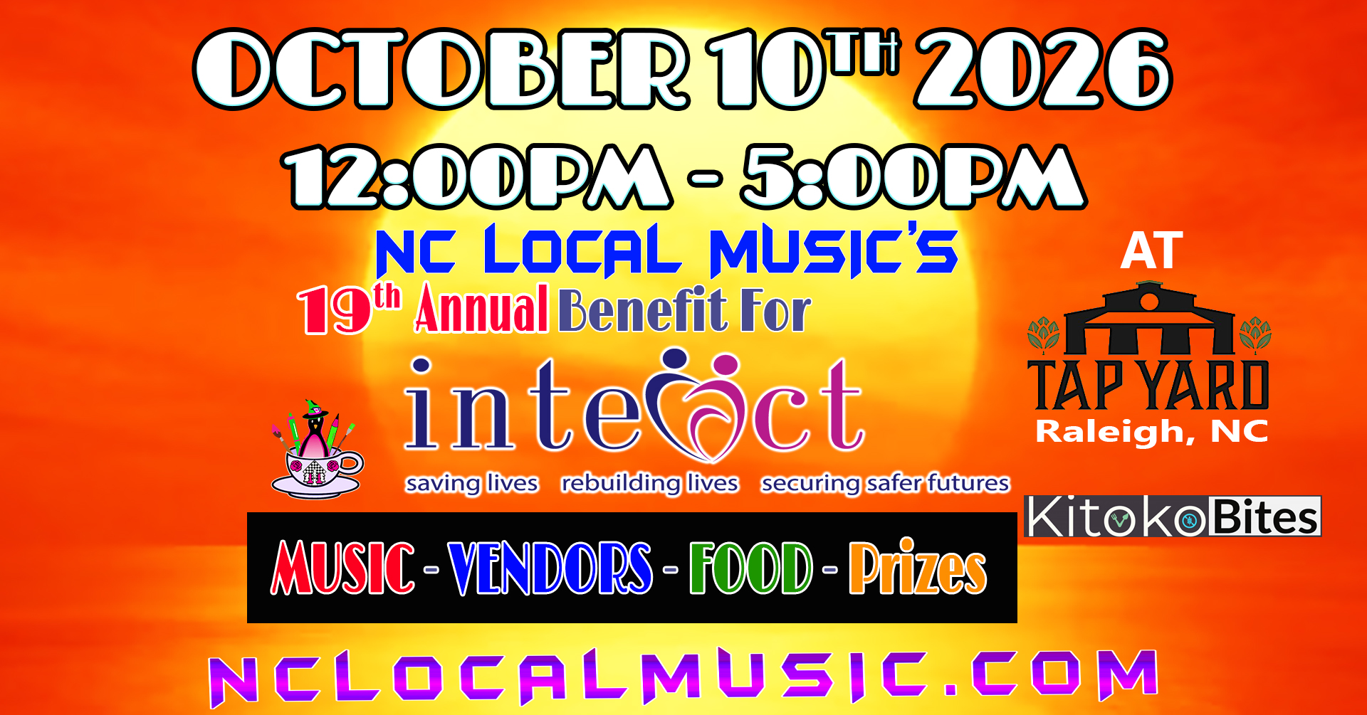 19th Annual NC Local Music Benefit For InterAct