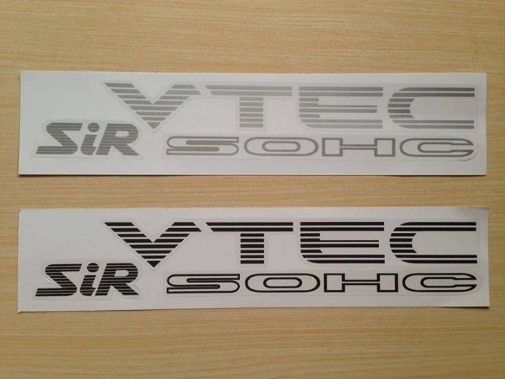 PN Sticker - CIVIC EG VTEC DOHC SIR VTEC SOHC SIR...