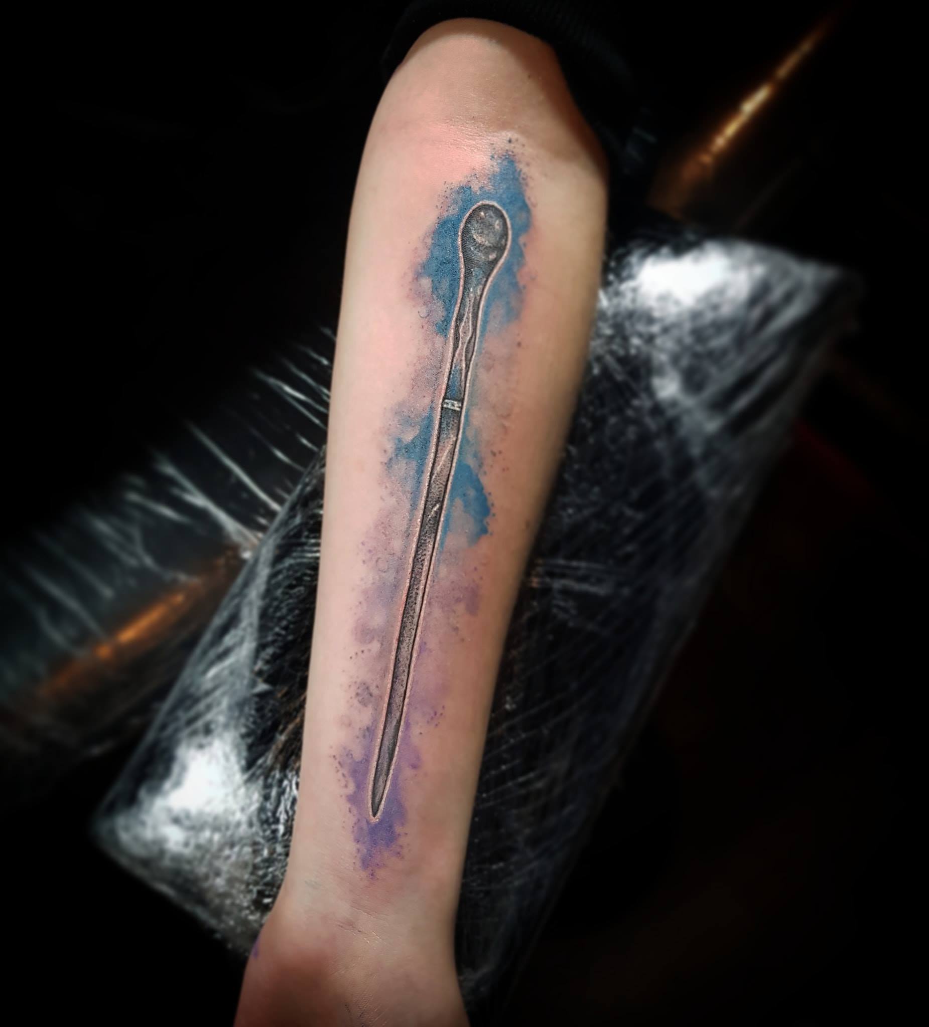 Tatouage Harry Potter Baguette