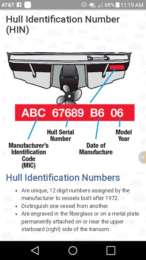 Boat Hull ID Number Explained Vessel Registration Canada