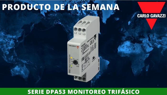 Relé de Monitoreo Trifásico de 208-480 VCA, Protección de Secuencia de Fase DPA51CM44, Relé de Monitoreo de Voltaje para Secuencia de Fase Y Falla de Fase