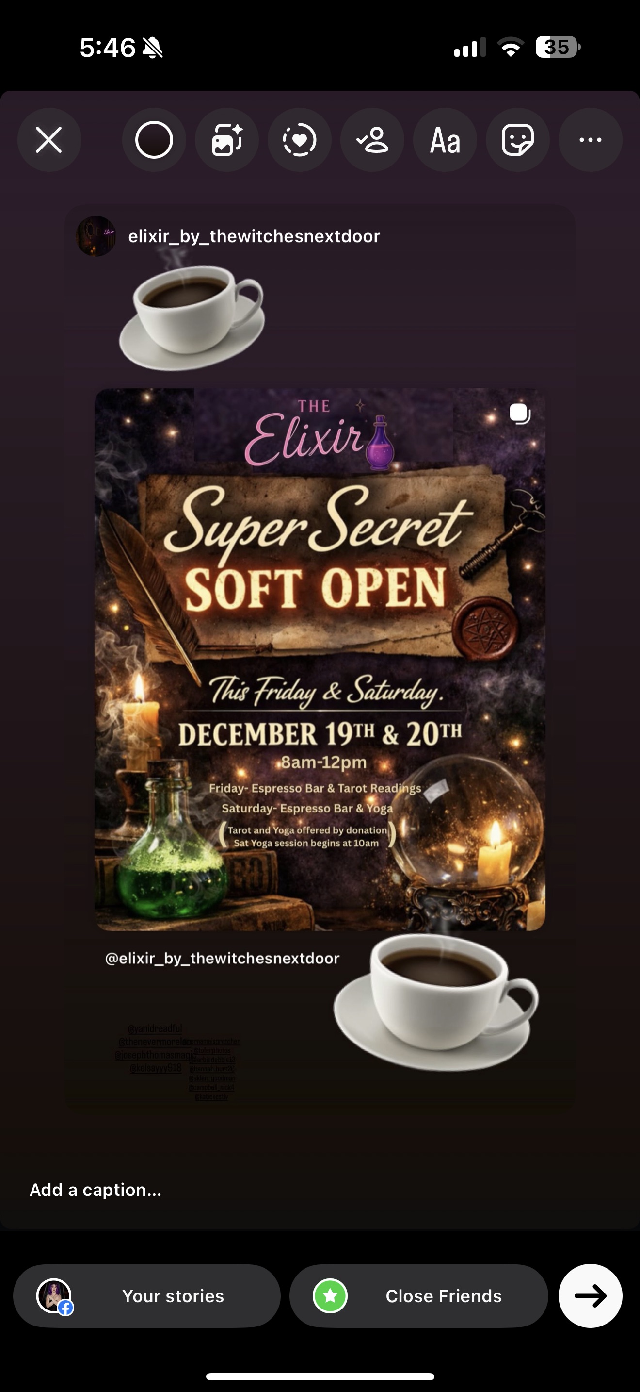 Elixir - Soft Open - Caffeine Time